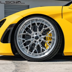Sang trọng giả mạo monoblock 2-mảnh bánh xe 5x114.3 5x130 5x127 cho McLaren 720S Audi R8 V10 Coupe lõm bánh xe - Product Image 2