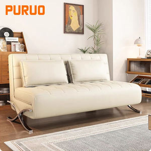 Puruo thời trang mới Bắc Âu Ý Châu Âu Ý sang trọng <span class=keywords><strong>Chester</strong></span> màu đen <span class=keywords><strong>SOFA</strong></span> PHÒNG KHÁCH gấp <span class=keywords><strong>Sofa</strong></span> giường - Product Image 2