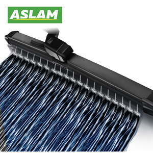 Lame d'essuie-glace professionnelle ASLAM, performance longue durée, nettoyage en douceur, compatible avec la plupart des voitures - Product Image 1