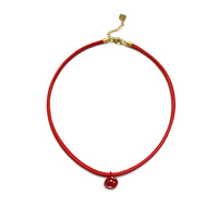 Pendentif en zircon, chaîne en acier inoxydable, collier ras du cou haut de gamme pour femmes, bijoux de luxe de qualité supérieure