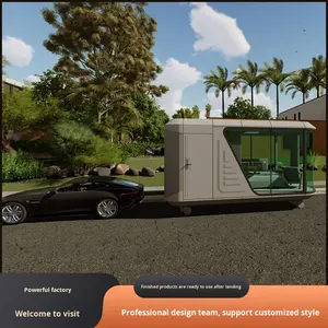 Contenedor de Suministros para Cápsulas Espaciales, <span class=keywords><strong>Caja</strong></span> de Vivienda, Casa de Campaña Móvil para Exteriores, Villa <span class=keywords><strong>Rural</strong></span>, Calefacción de Grafeno, Acceso Inteligente, Fluorocarbono - Product Image 2