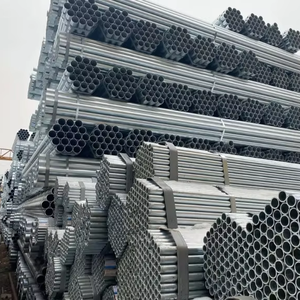 Tubería de Acero Galvanizado en Caliente, Estándar ASTM, Dureza Total, con Recubrimiento Z30-Z40, para Andamios de Construcción, Venta Directa de Fábrica - Product Image 1