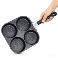 Friture antiadhésive facile à nettoyer cuisinière pour petit déjeuner poignée ergonomique pour la cuisine à domicile crêpes ustensiles de cuisine