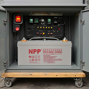 Npp NPG12-200Ah Gel pin 12V 200AH Lead-Free DC UPS cung cấp điện cho hệ thống an ninh thông tin liên lạc phòng lưu trữ năng lượng chì - Product Image 5