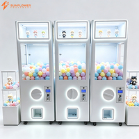 Distributeur automatique de capsules de jouets sans personnel, paiement par pièces et code QR, machine Gacha commerciale, distributeur d'œufs surprise Gacha Twist en anglais