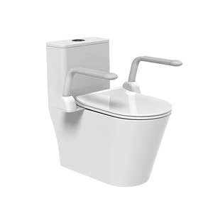 Barres d'appui pliables pour toilettes, sans obstacle, pour personnes handicapées, pour aider à la mobilité en milieu hospitalier - Product Image 2