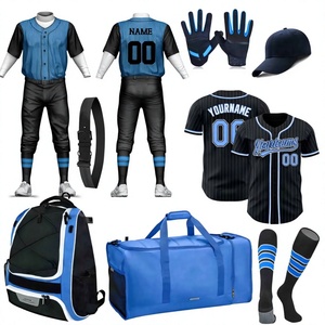 Wholesale Price <b>Baseball</b> Uniform Kit Polyester Made Full Package Sports Wear Club Training Softball Uniform Sets For Adult Team - Product Image 1