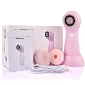 Face Cleansing Brush Electric Silicone Face Cleansing Brush Facial Cleanser Pore Face Cleansing Brush Massager