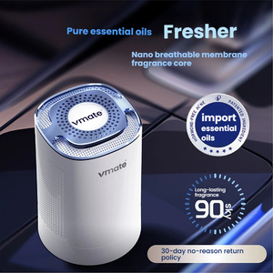 VMATE Diffuseur de parfum pour voiture en plastique, support de tasse, ensemble cadeau d'aromathérapie, cadeau d'anniversaire électrique pour hommes et femmes, ornement décoratif pour voiture - Product Image 1