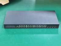OEM&ODM 4 SFP + 24 Rj45 +2 Uplink Gigabit Fiber Optical Ethernet Switch 10/100/1000M LC Enterprise Switch Managed Network Switch