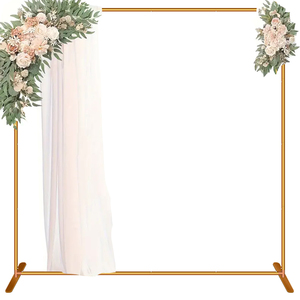 Arches de mariage pour cérémonie <span class=keywords><strong>Arche</strong></span> <span class=keywords><strong>rectangulaire</strong></span> pour ballons de 6,5 pieds Kit de support pour toile de fond - Product Image 2
