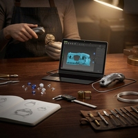 Scanner 3D portable automatique en aluminium de haute précision, répétabilité de 0,05 mm, édition en temps réel des nuages de points, export multi-formats, nouveau USB