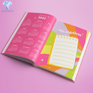 Bán buôn giá rẻ nhà máy in A4 bìa cứng nhật ký lưu ý cuốn sách tùy chỉnh kế hoạch Organiser Tạp Chí in ấn cuốn sách - Product Image 4