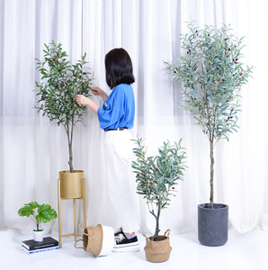 <span class=keywords><strong>Bonsai</strong></span> grande decoración artificial al aire libre los árboles de plástico ornamentales artificial árbol de Olivo - Product Image 6