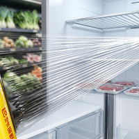 Film alimentaire en PVC pour la cuisine, excellente adhérence, transparent, pour la conservation des aliments