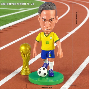 Figura Coleccionable de Messi y Ronaldo del Evento Mundial de Fútbol 2026, para Decoración de Escritorio de Aficionados al Fútbol en EE. UU., Canadá y México - Product Image 6