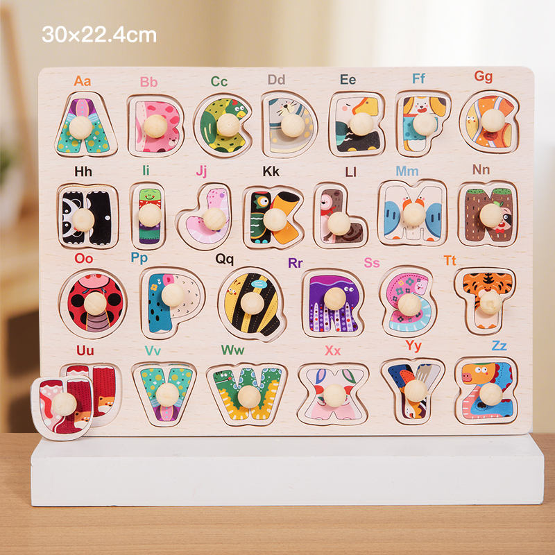 Alphabet Shape Puzzle Board