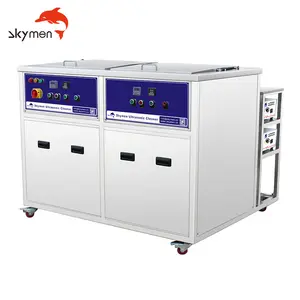 Skymen guangdong 135L Dual Tank JP-2036GH Super Power With Filtration Industrial Ultrasonic Cleaner For Printhead