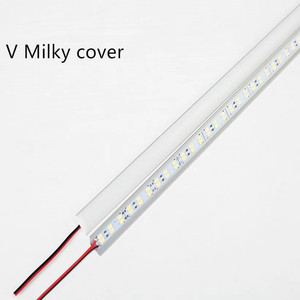 Tira de LED Rígida SMD 5730 DC12v/24v <span class=keywords><strong>Doble</strong></span> Fila 144 LEDs/M Barra de Luz Rígida en Forma de <span class=keywords><strong>V</strong></span>/U Longitud Arbitraria de 10CM a 100CM - Product Image 4