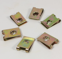 Factory Metal Stamping Services Custom Spring U Nuts Clip Fasteners Zinc Plating Steel U Clips Speed Nuts