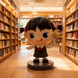 CS240 Customizable Frp Number 8 Cartoon Sculpture Red Resin Art Piece Statues for Urban Commercial Zone Shopping Center Landmark - Product Image 2