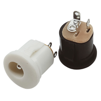 JINBEILI Connecteur de prise d'alimentation cc DC-022G avec 24V DC 2A monté avec boucle Durée de vie de 5,000 cycles