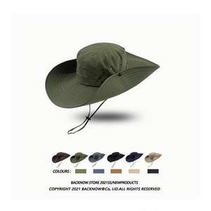 Sombrero de Sol Unisex de Secado Rápido para Verano, Impermeable, con Protección Solar, Tipo Boonie, con Cordón, para Pesca, Ciclismo y Esquí - Product Image 5