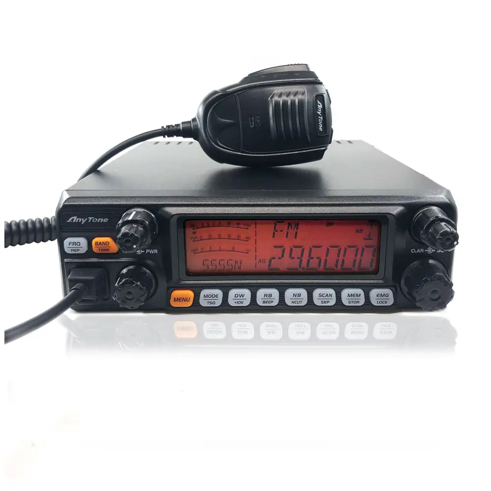 Nieuwe Anytone At 5555N Plus Am Fm Cb Radio 25.615 ~ 30.105Mhz Met Display Autoradio Transceiver 10 Meter radio At-5555N Ii