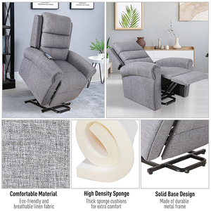 Venta al por mayor del OEM/ODM sala eléctrica de <span class=keywords><strong>2</strong></span> remoto tela de Control de ascensor sofá reclinable silla para gente vieja - Product Image 5