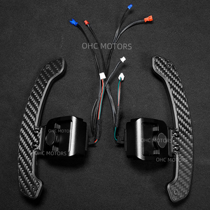 Palette Cambio al Volante Magnetiche in Fibra di Carbonio con LED per <span class=keywords><strong>Audi</strong></span> <span class=keywords><strong>A1</strong></span> A2 A3 A4 A5 A8 Q2 Q3 Q4 Q5 Q7 Q8 S1 S3 S4 S5 SQ5 SQ7 SQ8 RS1 RS2 RS3 RS5 - Product Image 4