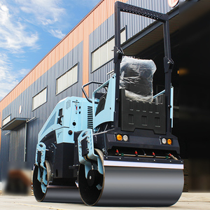 Venta caliente vibratorio doble tambor rodillo carretera 3ton luz Mini compactador de rodillos de carretera con precio - Product Image 4