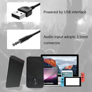 ลำโพงพกพา USB รุ่นใหม่ พร้อมไฟ RGB LED สำหรับใช้ในบ้าน งานปาร์ตี้ ใช้งานได้กับพีซีและโทรศัพท์มือถือ ใช้ได้กับคอมพิวเตอร์สำนักงานและเล่นเกม - Product Image 2