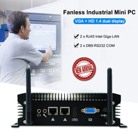 Mini PC Industrial de 10. ª generación, LAN Dual, 8, USB, 2 COM, pantalla Dual, integrado, Sin ventilador, Intel, gráficos UHD, SSD