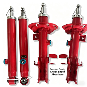 Amortisseurs avant et arrière à suspension pneumatique et suspension pneumatique avec soufflets anti-poussière, butées de réglage, protection de la colonne, support supérieur, bagues et supports - Product Image 1