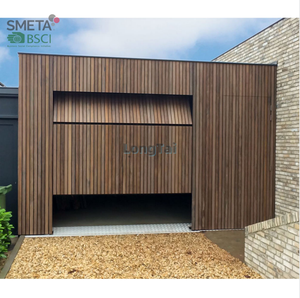Porte de garage en bois massif Andexin, style vintage de luxe, idéale pour les projets immobiliers, vente directe - Product Image 6