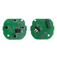 433MHz pour Mercedes Benz Smart Fortwo 451 2007 2008 2009 2010 2011 2012 2013 ID46 Puce PCF7941 Clé De Voiture À Distance 3 Boutons
