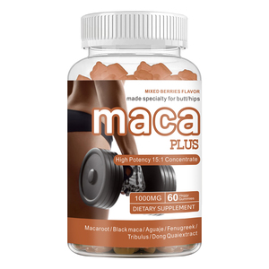 Gomitas de Maca <span class=keywords><strong>Peruana</strong></span> Gelatinizada con Sabor Natural a Frutas, Orgánica, Negra, Roja y Amarilla, 1900 mg por Porción - Product Image 4