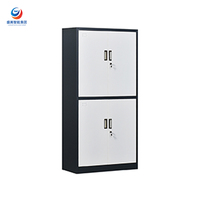 Armoire de classement en acier robuste à 3 tiroirs avec serrure pour le stockage de documents de bureau, système commercial