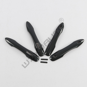 WZXD Exterior Carbon Fiber <b>Door</b> Handle Covers Protector <b>Trim</b> for A40 - Product Image 5