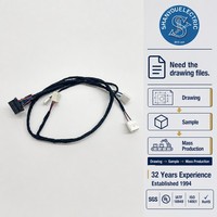 Tous types de faisceaux de câbles pour moto, faisceau de câbles électriques JAE 12P OEM, assemblage de câbles