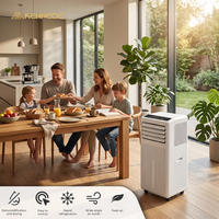 Nouvelle Arrivée 2026 – Climatiseur Électrique Portable Haute Efficacité 9000 BTU pour Extérieur et Intérieur, Refroidissement Uniquement, Autonome pour Usage Domestique