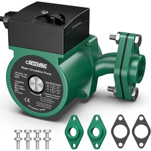 ปั๊มน้ำหมุนเวียน Crestwave 110V 130W 13GPM ควบคุมด้วยมือ 3 ระดับ สำหรับระบบหมุนเวียนน้ำร้อน - Product Image 2