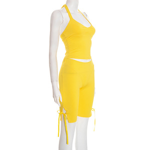 Nuovi Arrivi Estate 2026: Completo Casual da Donna Senza Maniche, Set Due Pezzi con Pantaloni Midi - Product Image 2