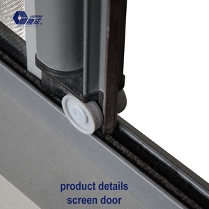 <span class=keywords><strong>Mosquitera</strong></span> <span class=keywords><strong>Enrollable</strong></span> de Aluminio para <span class=keywords><strong>Puerta</strong></span>, Apertura de Dos Lados, Venta al por Mayor de Fábrica BSCI - Product Image 5