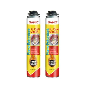 SANVO 960ml 건축 및 목공용 창문 및 문 단열용 고밀도 방수 확장 폴리 우레탄 폼