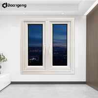Ventanas de PVC de Alta Calidad Serie 80, Doble Acristalamiento, Resistentes a Impactos y Tormentas, con Rotura de Puente Térmico, Certificación CE, Duraderas