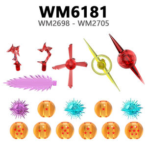 WM6177-6183 Crilin Tenshinhan Yamcha Son Gohan Goku Androide Vegeta Jiren Kefla Hit Zamasu Blocchi da Costruzione Collezionabili Giocattoli per Bambini - Product Image 4