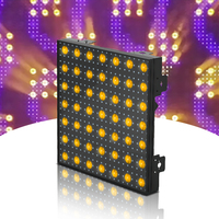 Matrice LED RGB 7x7 avec effets de poursuite et de stroboscope, panneau matriciel haute luminosité pour lumières d'événements disco et de boîtes de nuit
