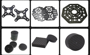 Nhà máy tùy chỉnh CNC cắt khác nhau hình sợi carbon Mô hình/sợi carbon cắt tấm - Product Image 4