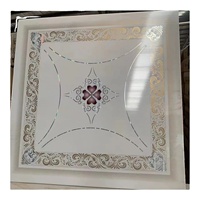 Vente directe d'usine, décoration de plafond, plaque de plâtre 600*600/595*595mm, panneau de plafond en PVC